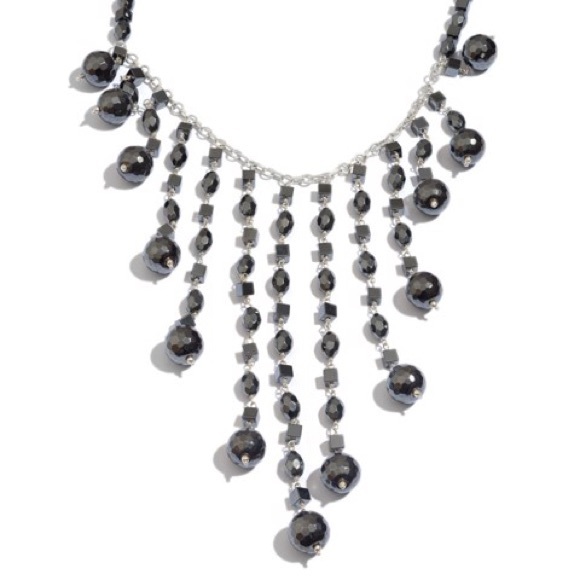 Hematite and Sterling Silver Necklace - Picture 6 of 9
